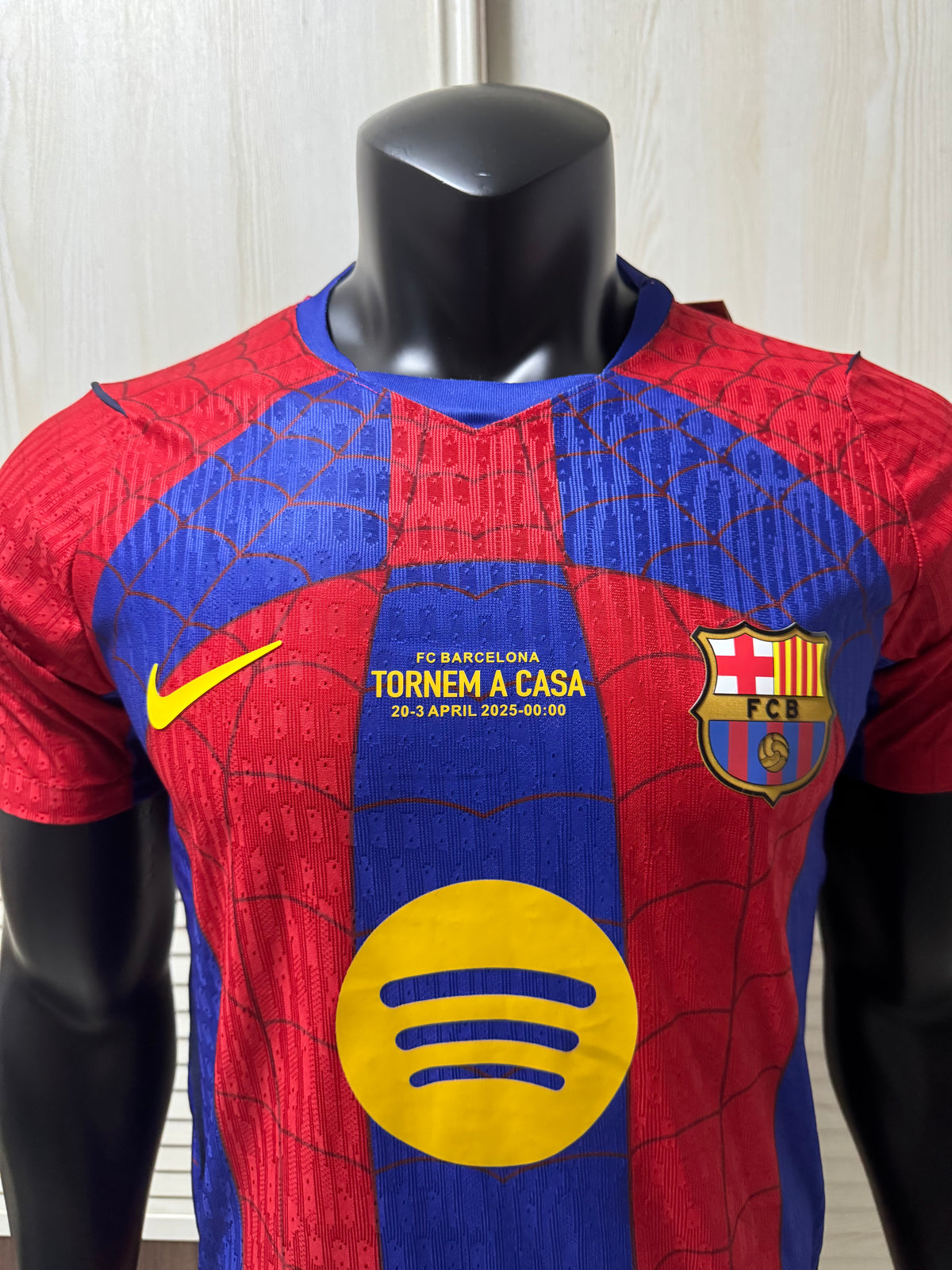 Barcelona X Spider Man Home Jersey Player Version