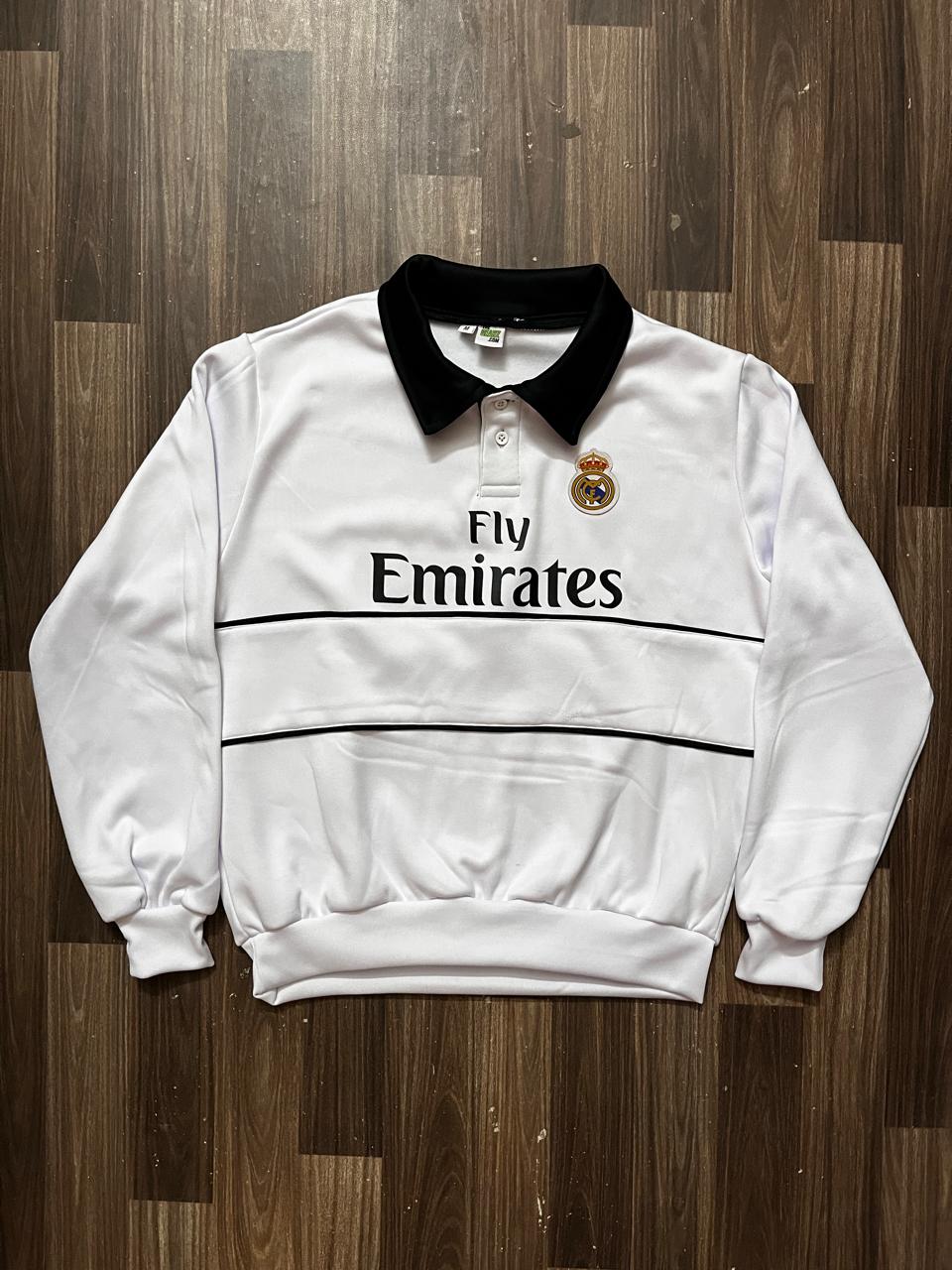 Real Madrid Embroidery Sweatshirt - New Version