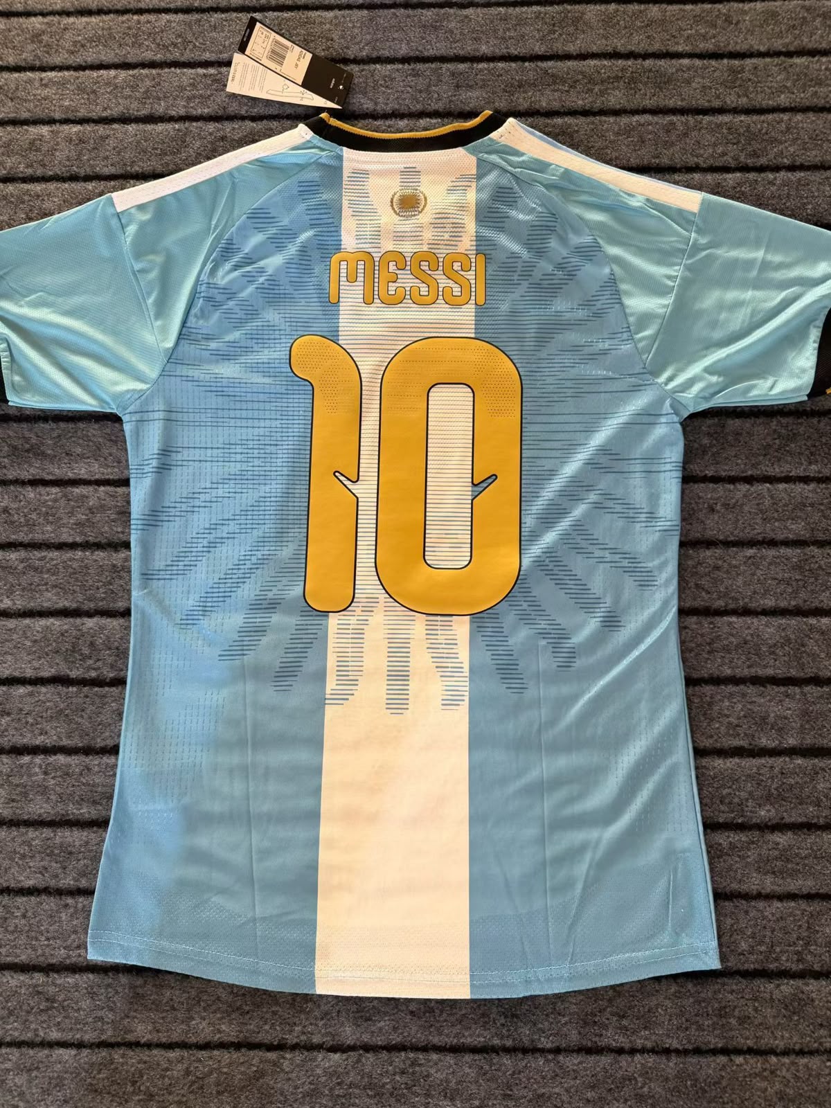 Messi 10 Argentina Farewell Last Match Player Version Jersey
