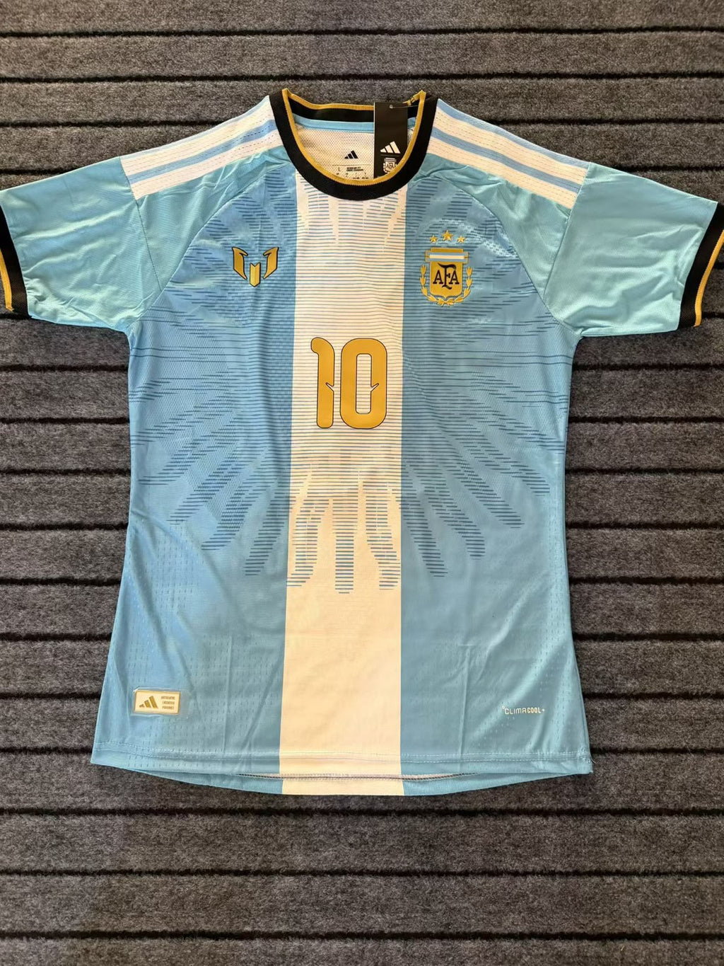Messi 10 Argentina Farewell Last Match Player Version Jersey